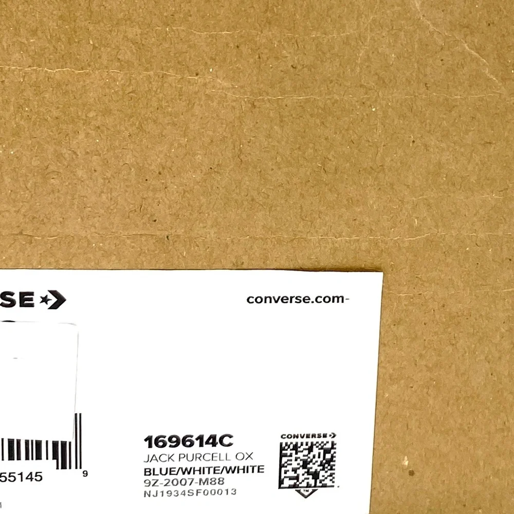 Converse Jack Purcell OX Low Top Blue Men’s Canvas Shoes Sneakers Size 169614C - Picture 10 of 11